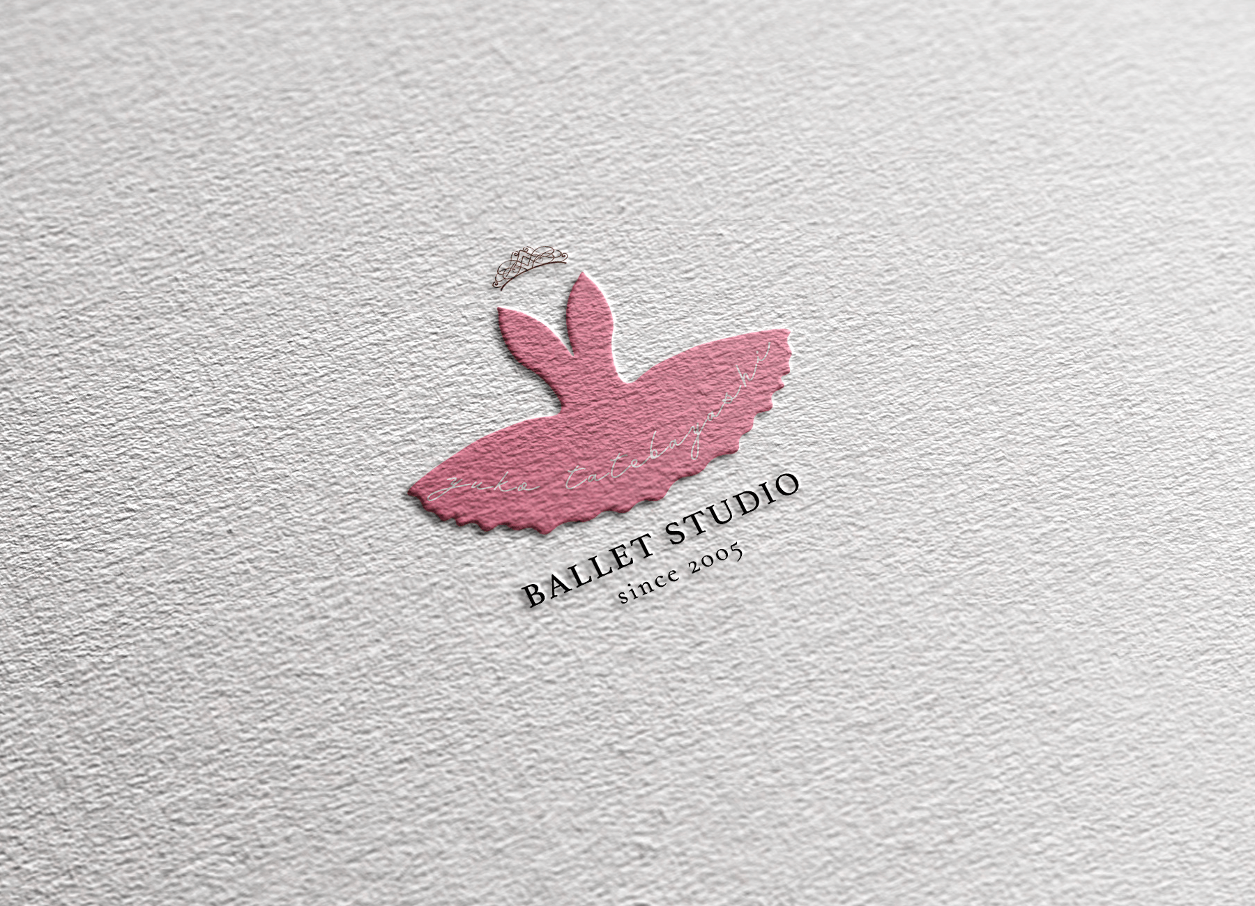 建林悠子バレエスタジオ様ロゴ