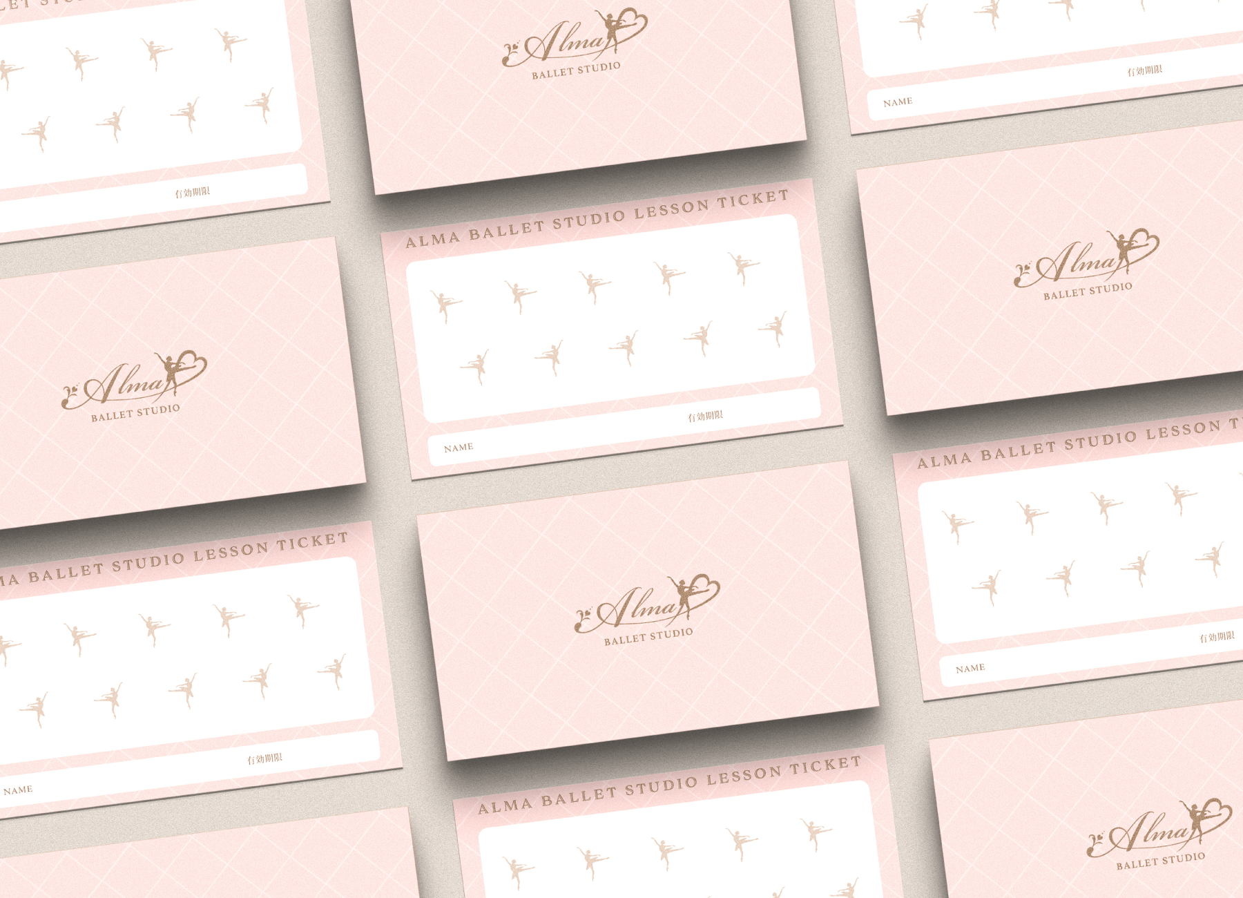 ALMAバレエスタジオ様レッスンチケット